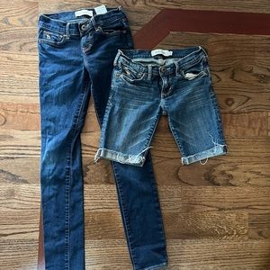 Abercrombie kids denim bundle Sz 10
